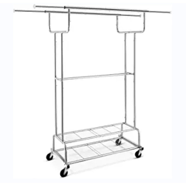 Rebrilliant Despot 66.5'' Rolling Clothes Rack Wayfair